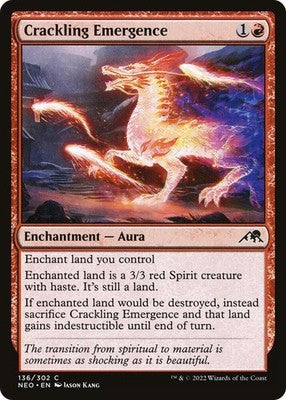 Crackling Emergence NEO 136 NM Magic: The Gathering