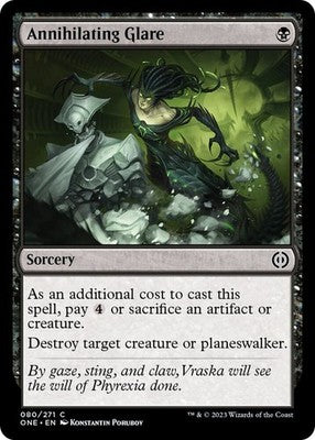 Annihilating Glare ONE 80 NM Magic: The Gathering