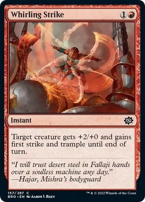 Whirling Strike BRO 157 NM Magic: The Gathering