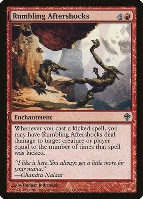 Rumbling Aftershocks WWK 89 LP Magic: The Gathering
