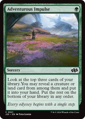 Adventurous Impulse J25 621 NM Magic: The Gathering