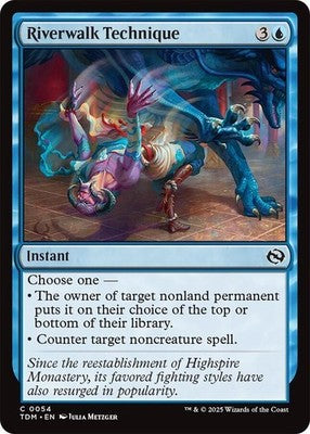 Riverwalk Technique TDM 54 NM Magic: The Gathering