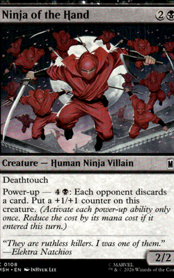 Ninja of the Hand Marvel Super Heroes 108 C Magic: The Gathering Near Mint