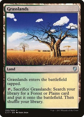 Grasslands C17 252 NM Magic: The Gathering