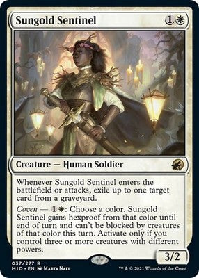 Sungold Sentinel MID 37 LP Magic: The Gathering