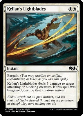Kellan's Lightblades WOE 18 NM Magic: The Gathering