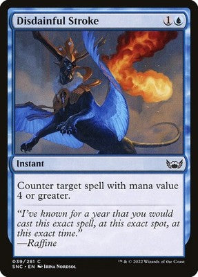 Disdainful Stroke SNC 39 NM Magic: The Gathering