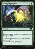 Springsage Ritual EMN 172 NM Magic: The Gathering