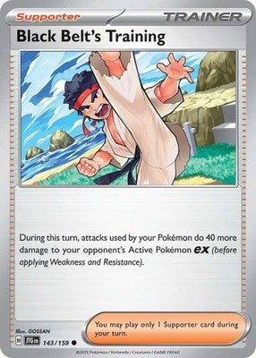 Black Belt's Training 143/159 SV09: Journey Together Pokémon TCG