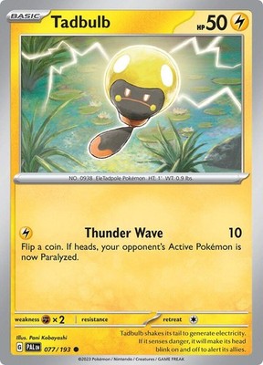 Tadbulb 077/193 SV02: Paldea Evolved Pokémon TCG