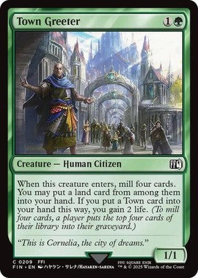 Town Greeter FIN 209 NM Magic: The Gathering