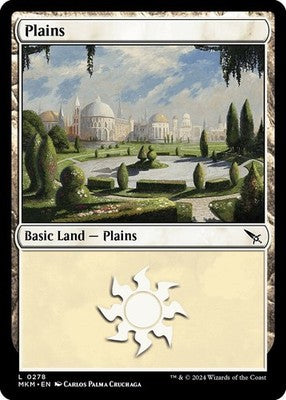Plains MKM 278 Foil NM Magic: The Gathering