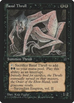 Basal Thrull FEM 34a LP Magic: The Gathering