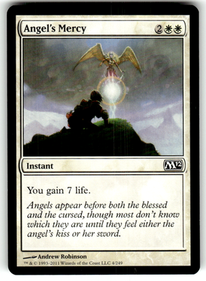 Angel's Mercy Magic 2012 (M12) 4 C Magic: The Gathering Near Mint