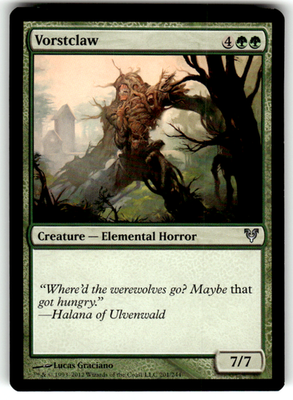 Vorstclaw Avacyn Restored 201 U Magic: The Gathering Near Mint