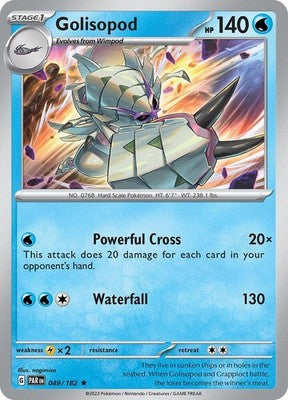 Golisopod 049/182 SV04: Paradox Rift Holofoil Pokémon TCG