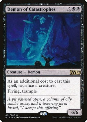 Demon of Catastrophes M19 91 NM Magic: The Gathering