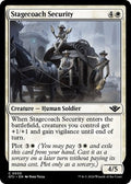 Stagecoach Security OTJ 30 Foil NM Magic: The Gathering