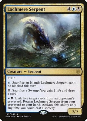 Lochmere Serpent ELD 195 NM Magic: The Gathering
