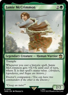 Jamie McCrimmon WHO 105 NM Magic: The Gathering