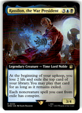 Rassilon, the War President (Extended Art) Universes Beyond: Doctor Who 434 R