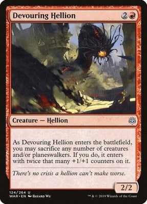 Devouring Hellion WAR 124 NM Magic: The Gathering