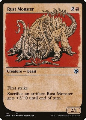 Rust Monster AFR 321 NM Magic: The Gathering
