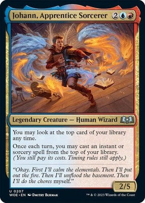 Johann, Apprentice Sorcerer WOE 207 NM Magic: The Gathering