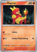 Magmar 009/091 SV: Paldean Fates Reverse Holofoil Pokémon TCG