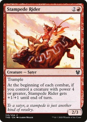 Stampede Rider THB 155 NM Magic: The Gathering