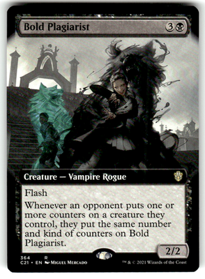 Bold Plagiarist (Extended Art) Commander 2021 364 R Magic: The Gathering