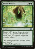 Bestial Menace MIC 134 NM Magic: The Gathering