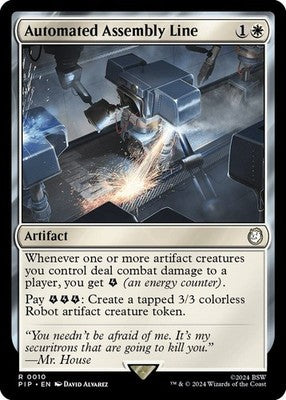 Automated Assembly Line PIP 10 NM Magic: The Gathering