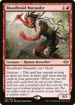 Bloodbraid Marauder MH2 116 NM Magic: The Gathering