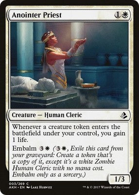 Anointer Priest AKH 3 NM Magic: The Gathering