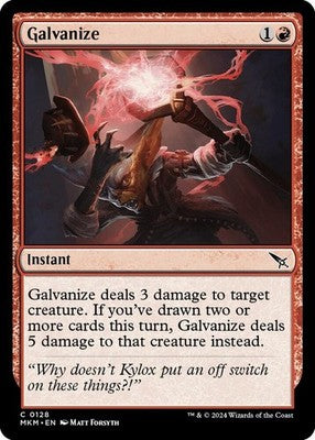 Galvanize MKM 128 NM Magic: The Gathering