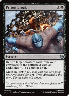 Prison Break SPM 61 NM Magic: The Gathering
