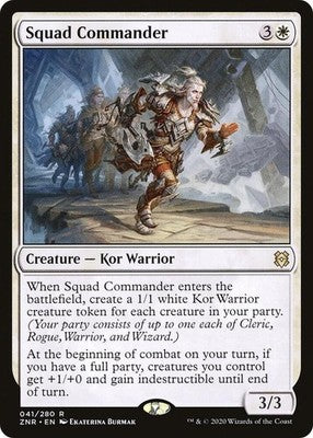Squad Commander ZNR 41 NM Magic: The Gathering
