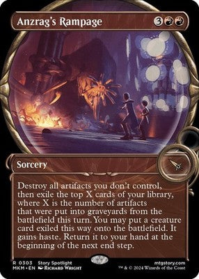 Anzrag's Rampage MKM 303 NM Magic: The Gathering