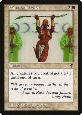 Warrior's Honor VIS 24 LP Magic: The Gathering