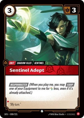 Sentinel Adept 008/221 Spiritforged Foil Riftbound: League of Legends