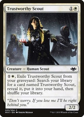 Trustworthy Scout MH1 33 NM Magic: The Gathering