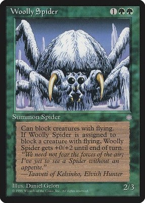 Woolly Spider ICE 279 LP Magic: The Gathering