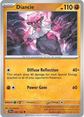 Diancie 086/142 SV07: Stellar Crown Reverse Holofoil Pokémon TCG