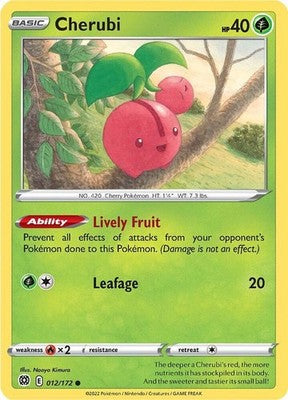 Cherubi 012/172 SWSH09: Brilliant Stars Pokémon TCG