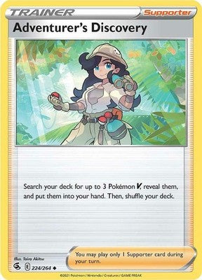 Adventurer's Discovery 224/264 SWSH08: Fusion Strike Pokémon TCG