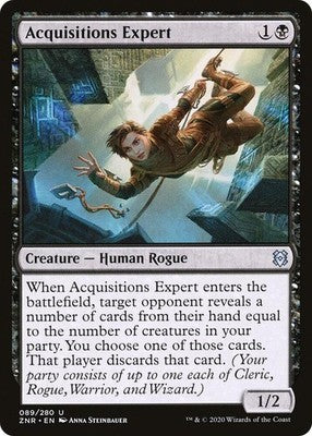 Acquisitions Expert ZNR 89 NM Magic: The Gathering
