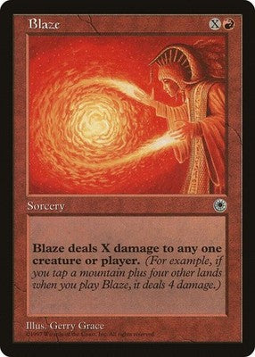 Blaze POR 118† LP Magic: The Gathering