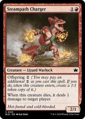 Steampath Charger BLB 153 NM Magic: The Gathering