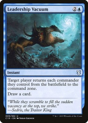 Leadership Vacuum C19 9 NM Magic: The Gathering